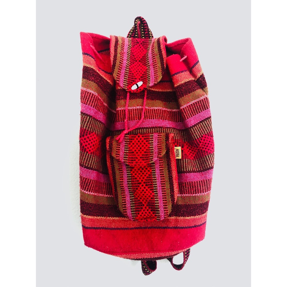 Pinzon Hippie Drawstring Mexican Blanket Backpack